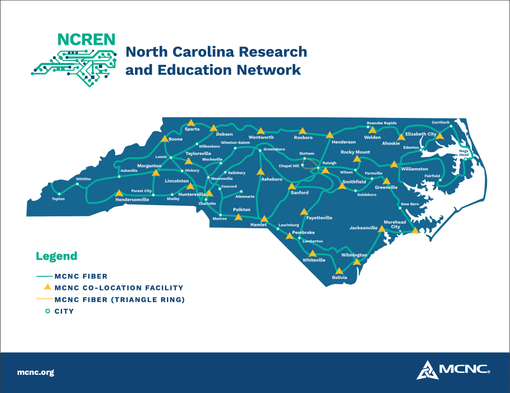 MCNC Backbone Infrastructure Map Thumbnail