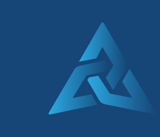 MCNC Triangle Logo on Blue Background