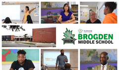 Brogden Middle School collage