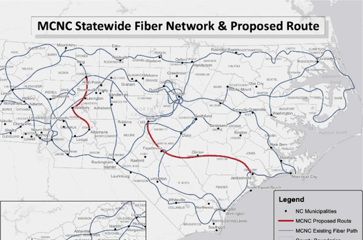 HERO proposed route MCNC